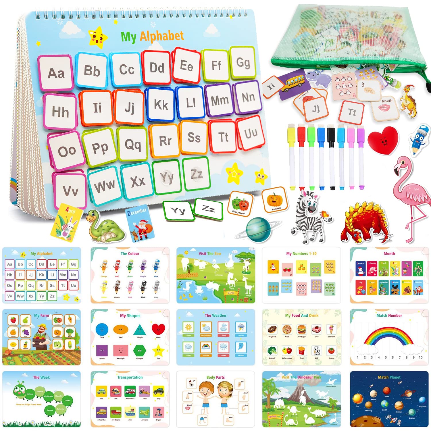 💥Hot Sale Promotion-[SAVE 50% OFF]--2023 Newest Version - A Combination Of Busy Book & Drawing Book--BUY 2 GET 10% OFF & FREE SHIPPING NOW