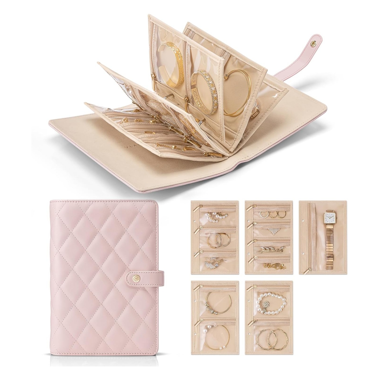 🔥ON SALE🔥Jewelry Storage Book Ring Binder