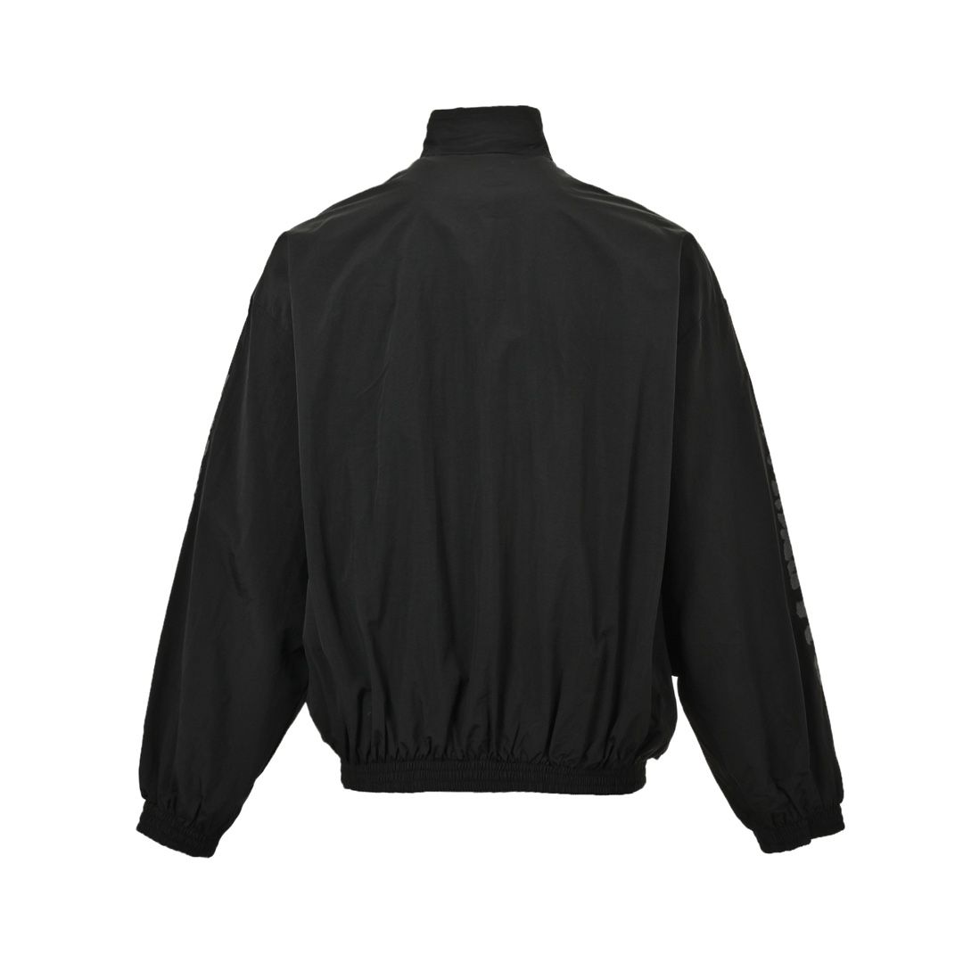Balenciaga 24Fw fuzzy letter print windbreaker jacket