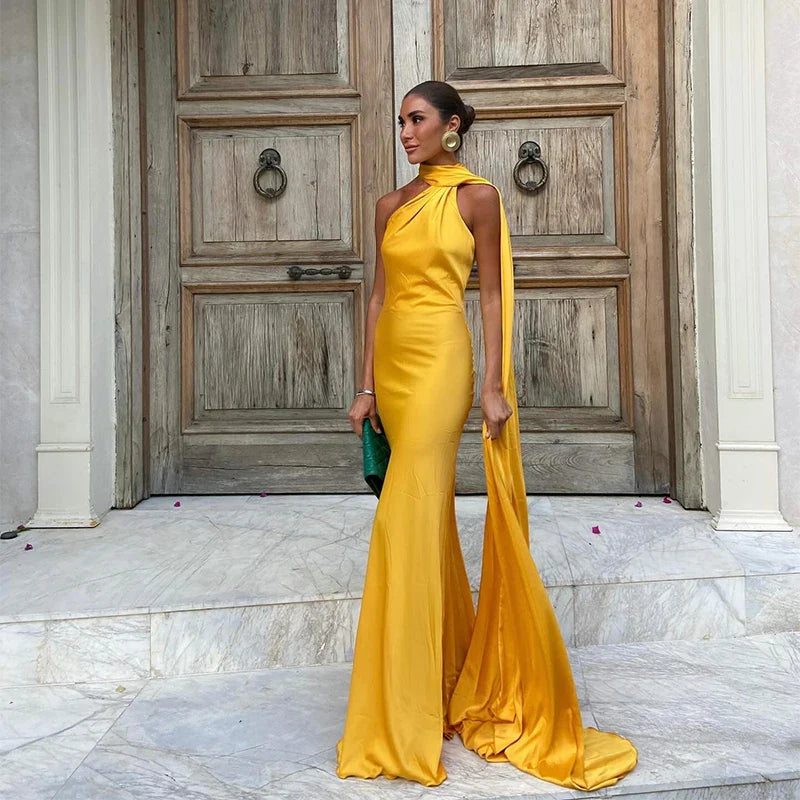 Sexy Backless Long Dress