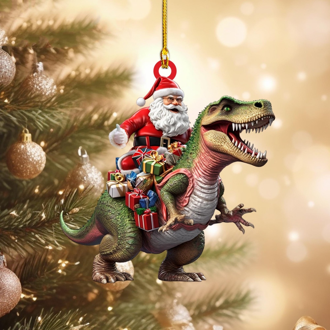 🎅🏼Santa's Holiday Ride Christmas Ornaments