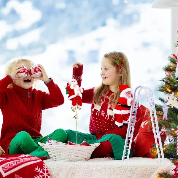 🔥Electric Climbing Santa Musical Toy - (Santa is coming to town - 🎁🌲are you ready for the magic?)