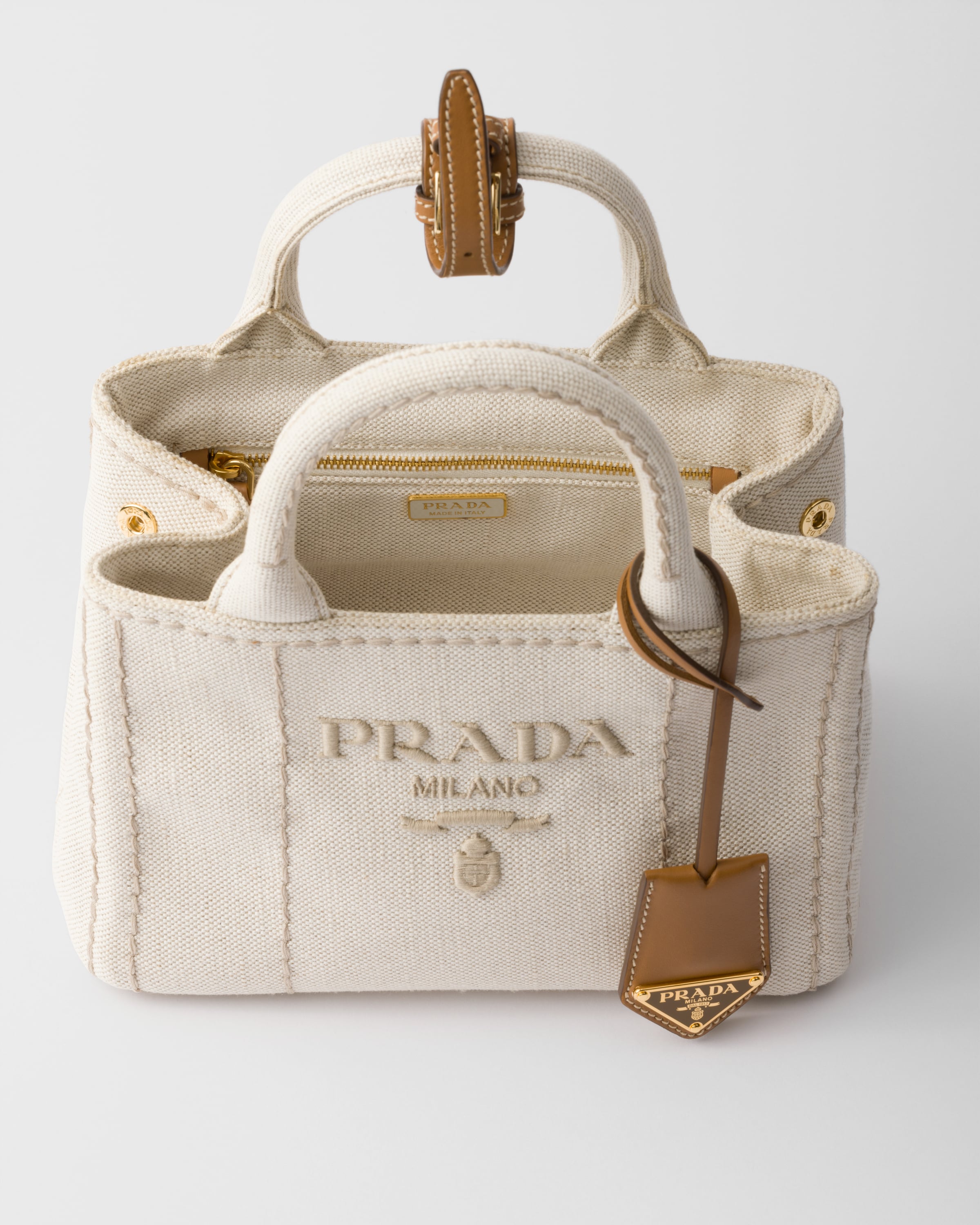 Prada Linen Blend Mini Bag1BA038_2CX9_F0018_V_8OM
