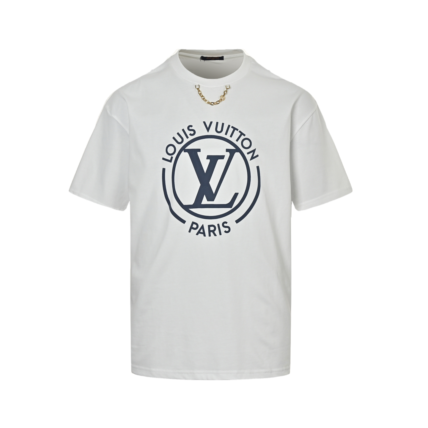 Louis Vuitton 25ss lettering print chain short sleeve