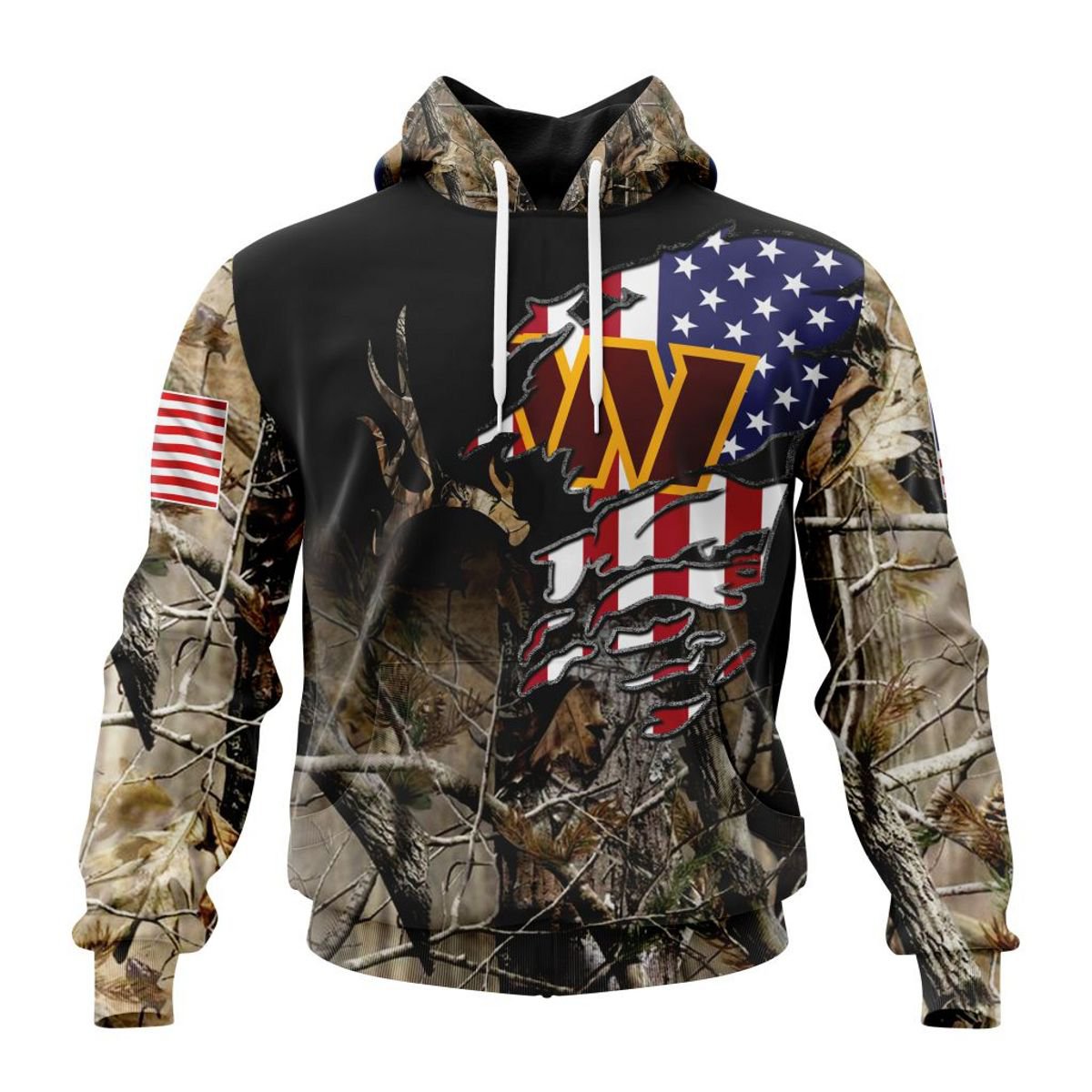 WASHINGTON 3D HOODIE CAMO REALTREE HUNTING