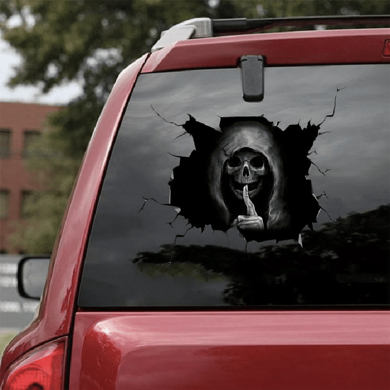 (🔥Last Day Promotion-SAVE 50% OFF)💀3D Skull Car Sticker-BUY 2 GET 10% OFF & FREE SHIPPING