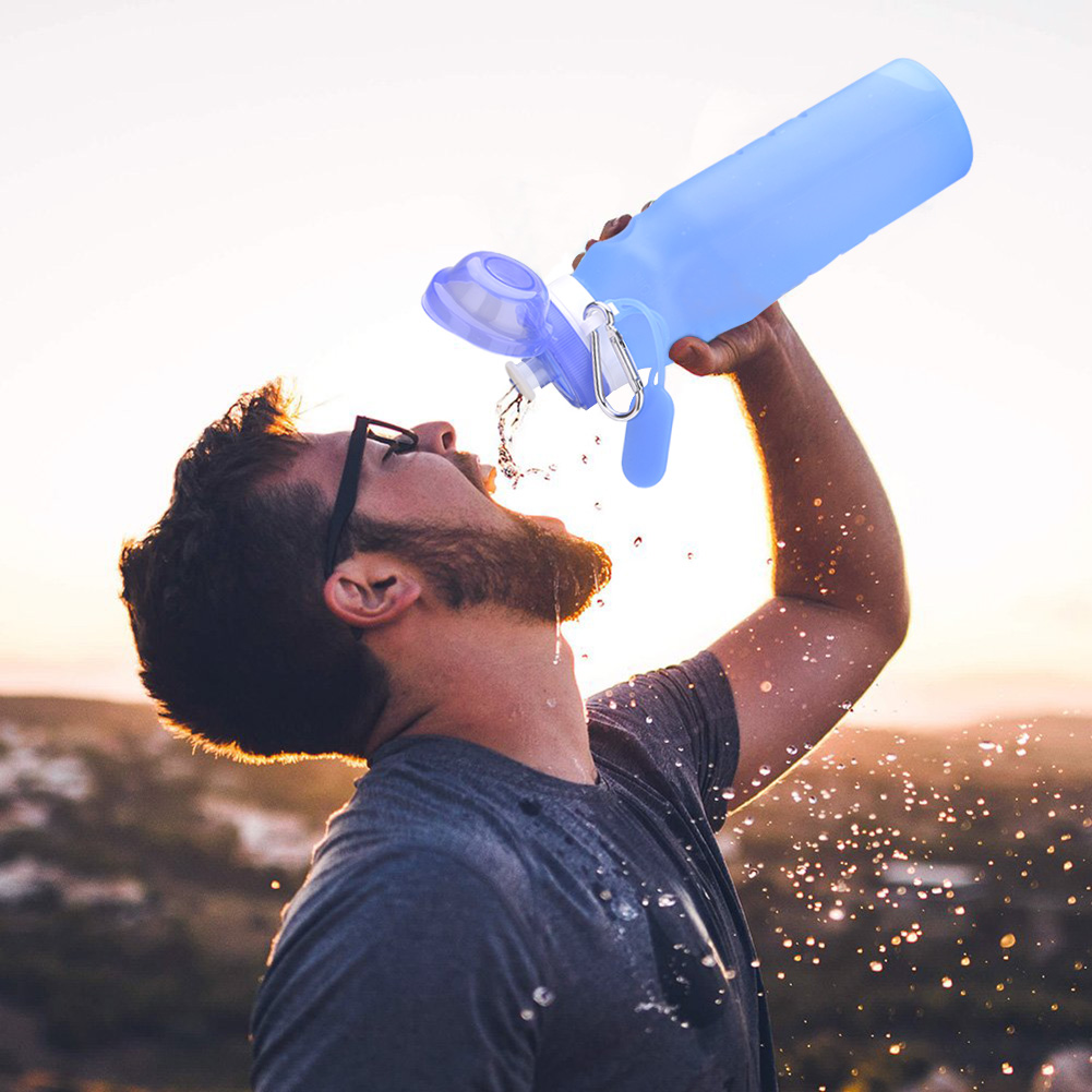 [BUY 2 GET FREE SHIPPING] Portable Collapsible Silicone Water Bottle
