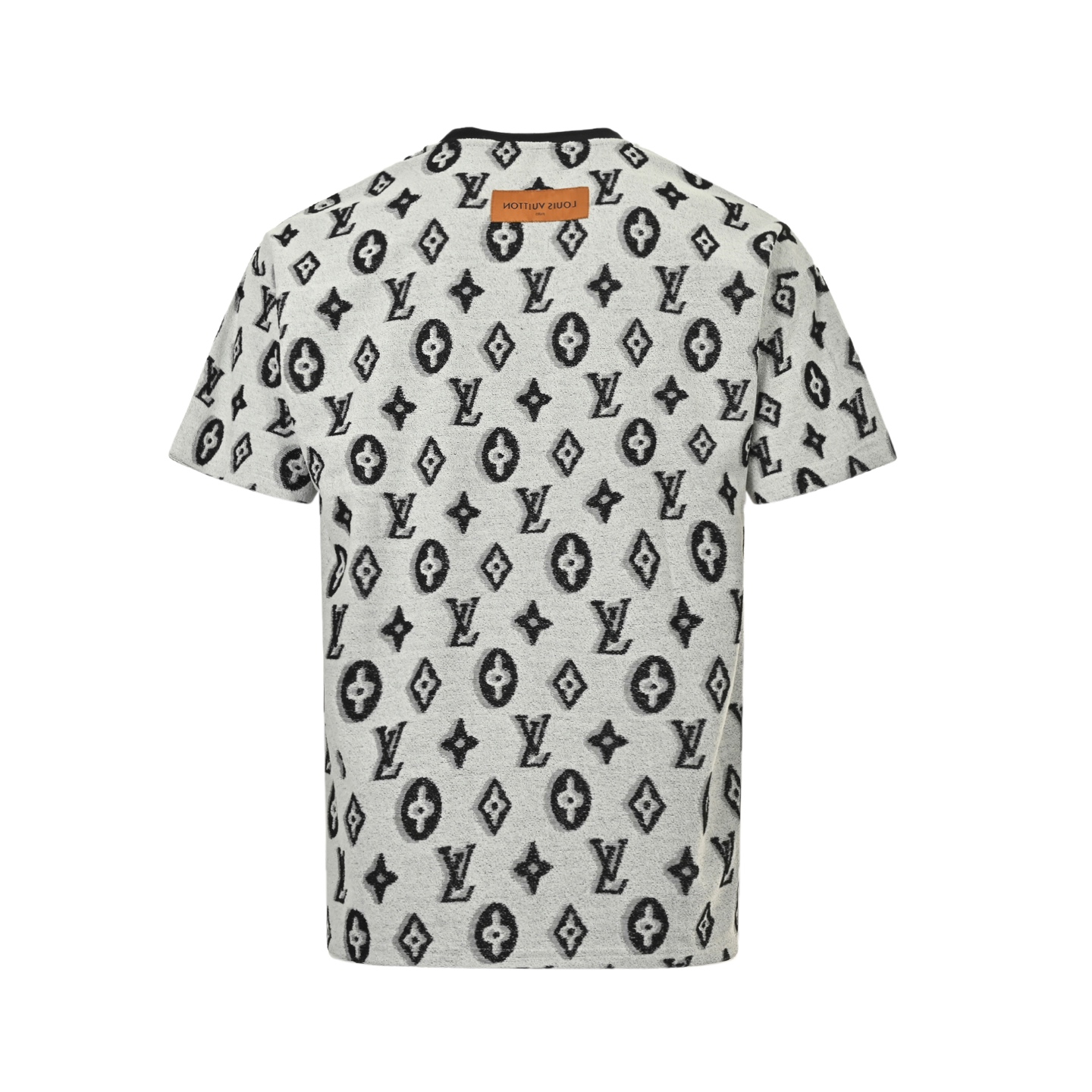 Louis Vuitton 25ss all-over monogram logo jacquard towel short-sleeved shirt