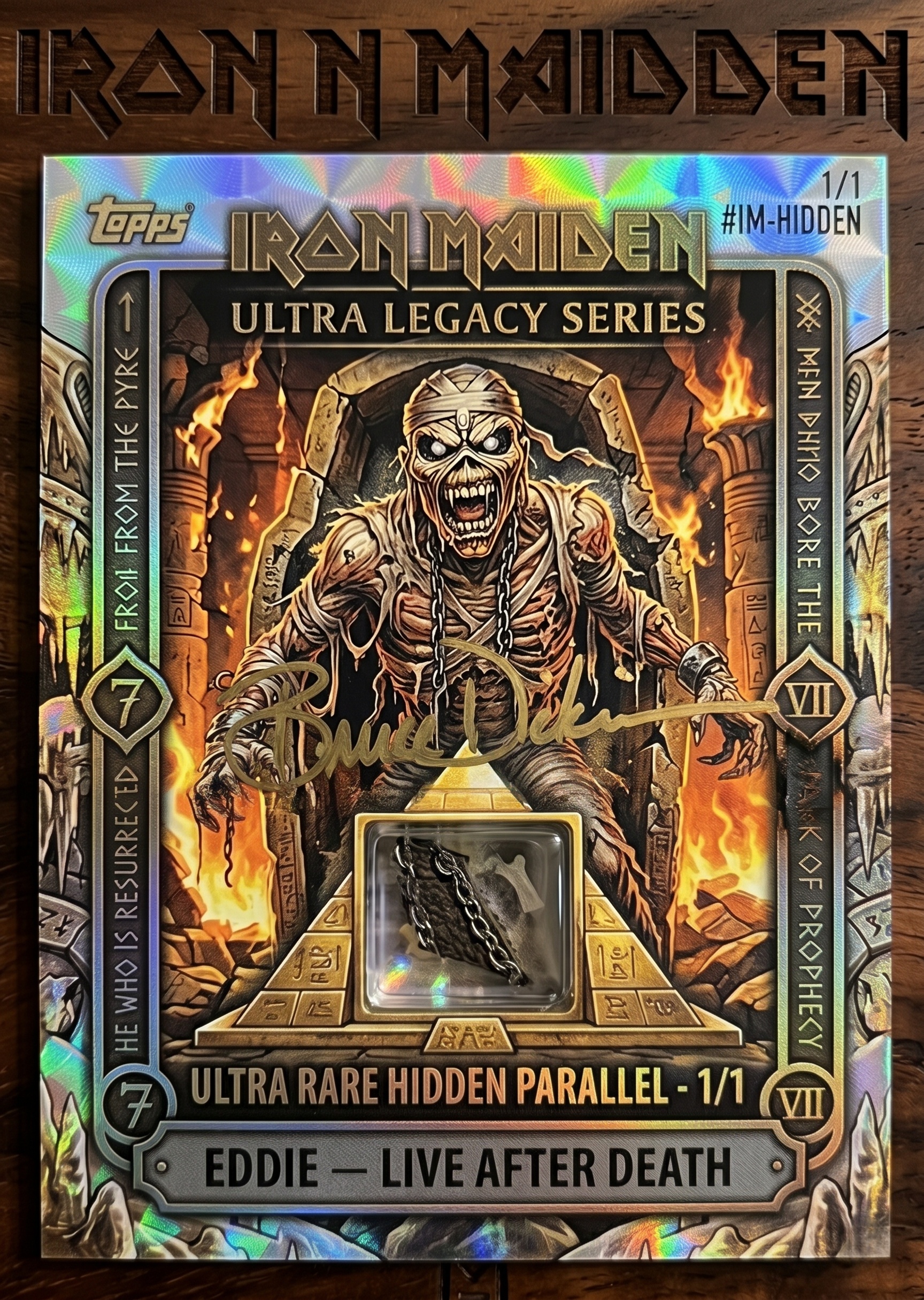 🎸 Iron Maiden 50th: Ultra Legacy Trading Cards – Eternal Eddie