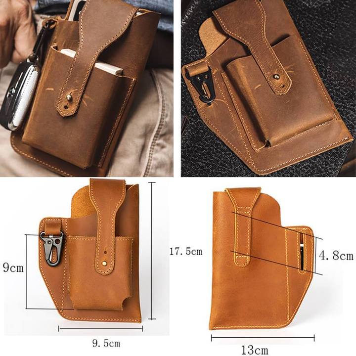 🔥48% OFF THIS HOUR🔥Retro Belt Waist Men's Bag（BUY 2 GET 1 FREE NOW）