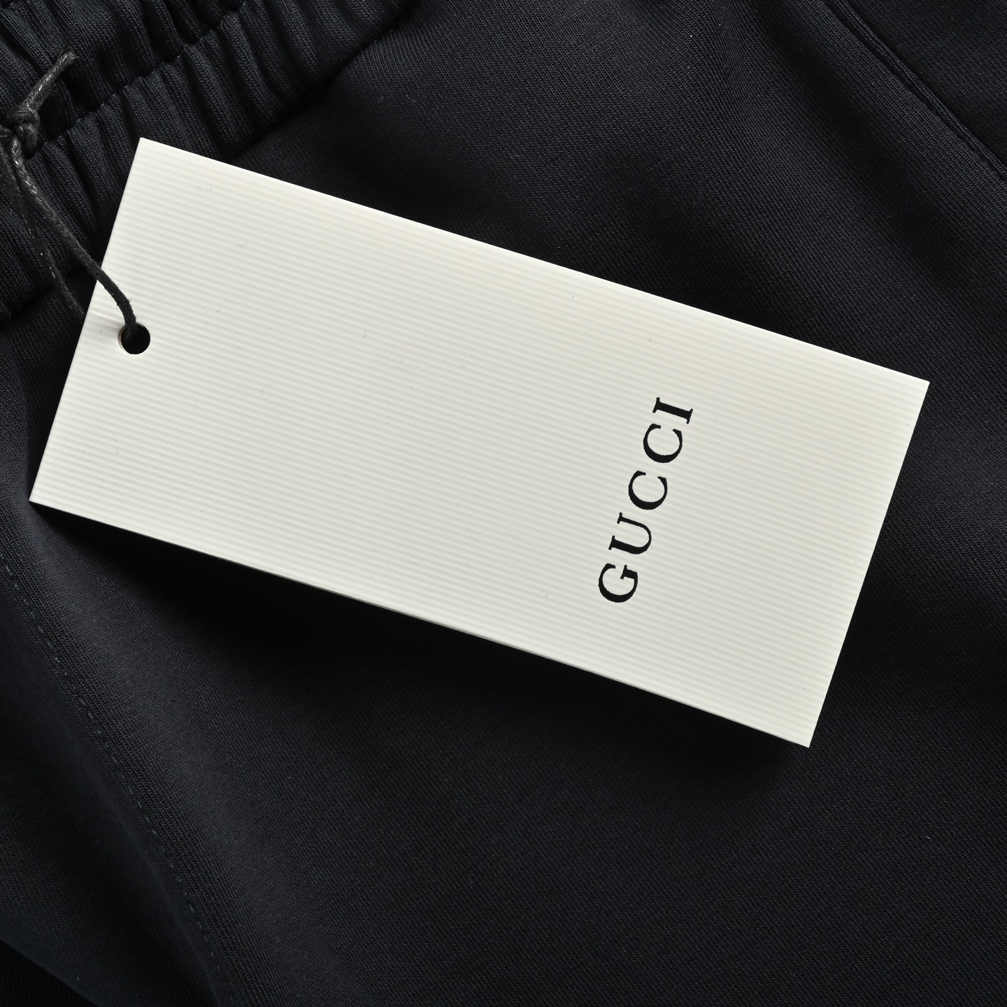 Gucci 25ss side webbing embroidered lettering shorts