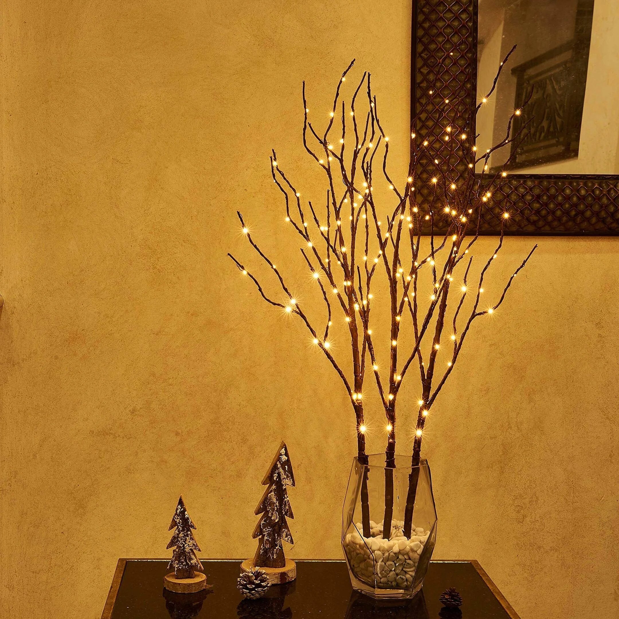 LED Lighted Artificial Branch for Home Decoration