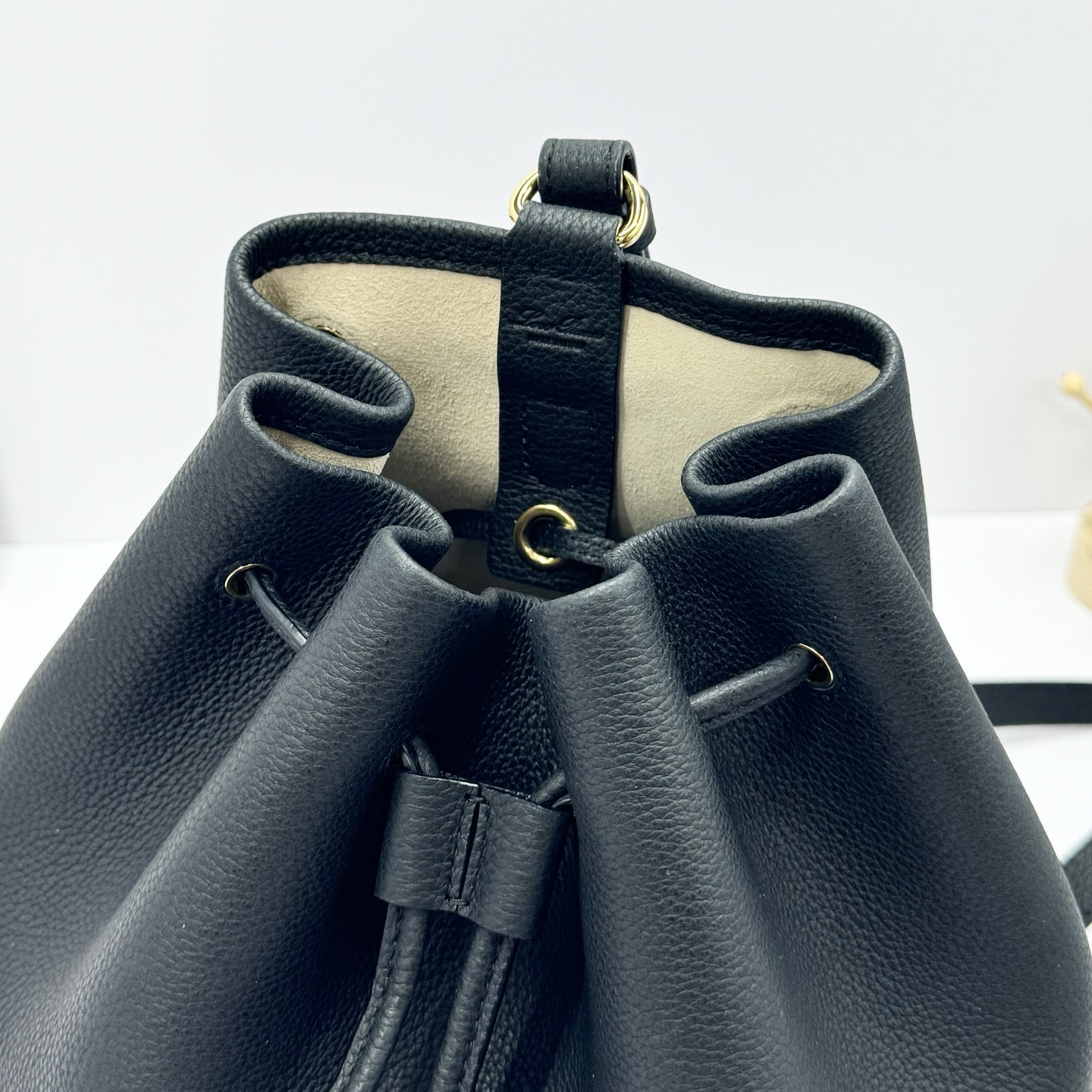 Loro Piana Extra Drawstring Backpack FAP4322