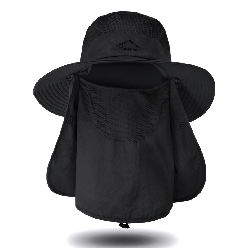 🔥 Hot Selling 🔥-[SAVE 50% OFF]--Men & Women Outdoor UV Sun Protection Wide Brim Hat with Face Cover & Neck Flap--BUY 2 GET FREE SHIPPING!