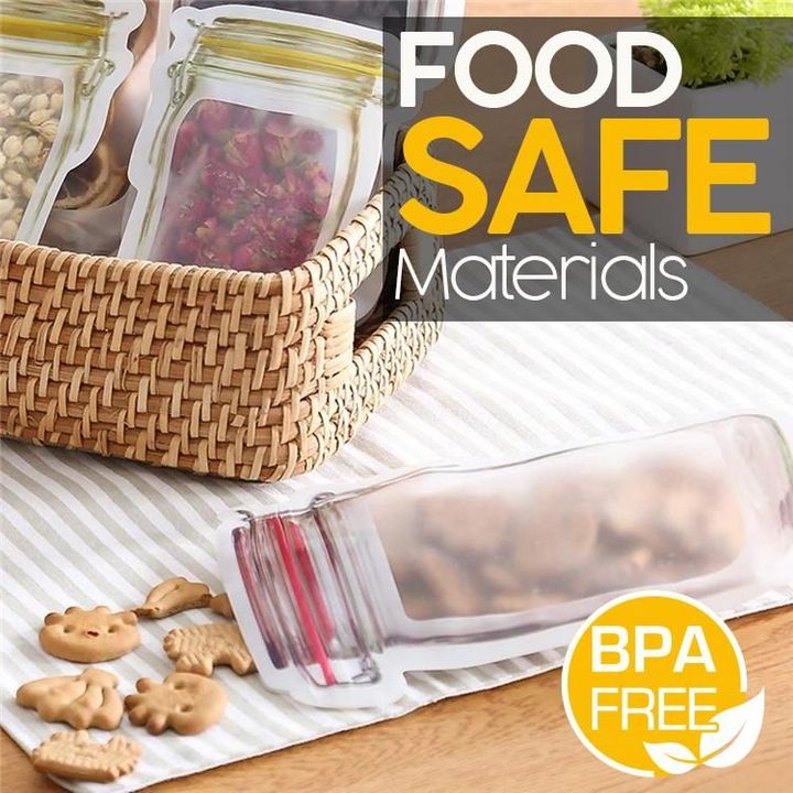 2021 REUSABLE MASON BOTTLE ZIPLOCK BAG (SET OF 7)