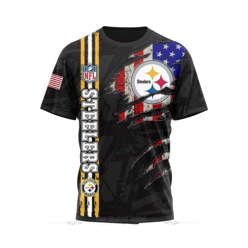 PITTSBURGH STEELERS 3D HOODIE SKULL0802