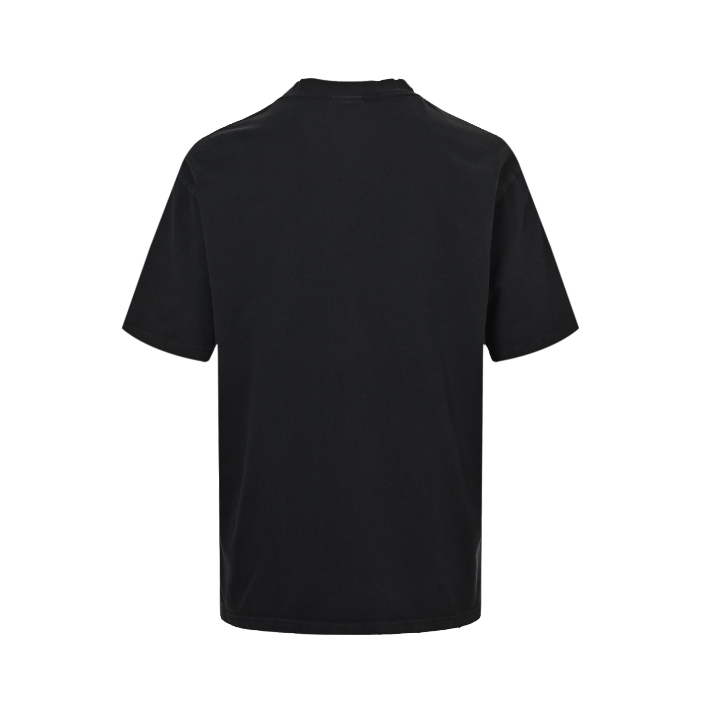 Balenciaga 25ss red double B wheat ear embroidery washed short sleeves