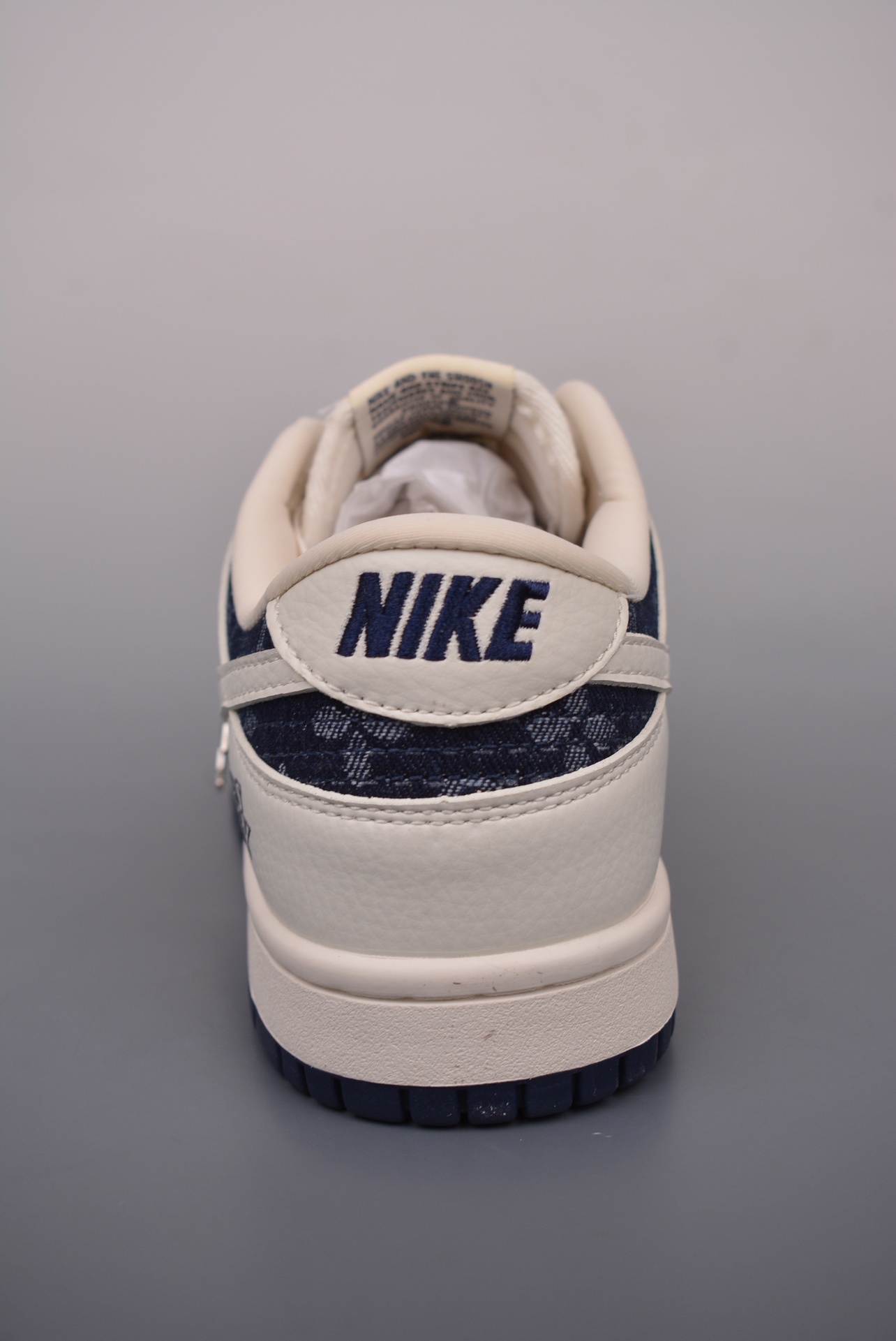 Louis Vuitton x Nike SB Dunk Low LV Monogram Off-White Denim Dark Blue XB3802-359