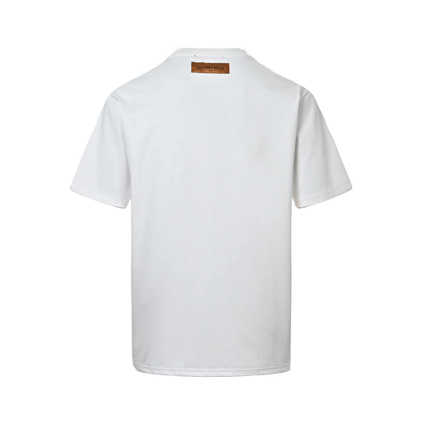 Louis Vuitton Thick Rubber Lettering Printed Short Sleeves