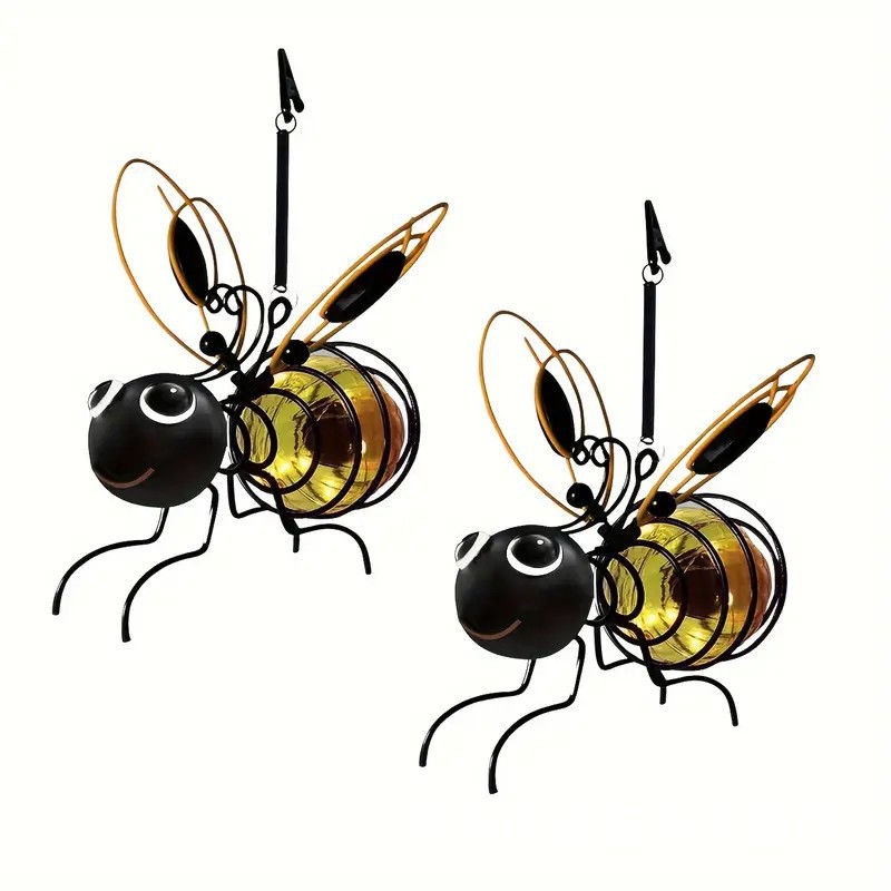 🎉🎉Garden courtyard decoration simulation insect chandelier🐦🐞🦋🦩🐝