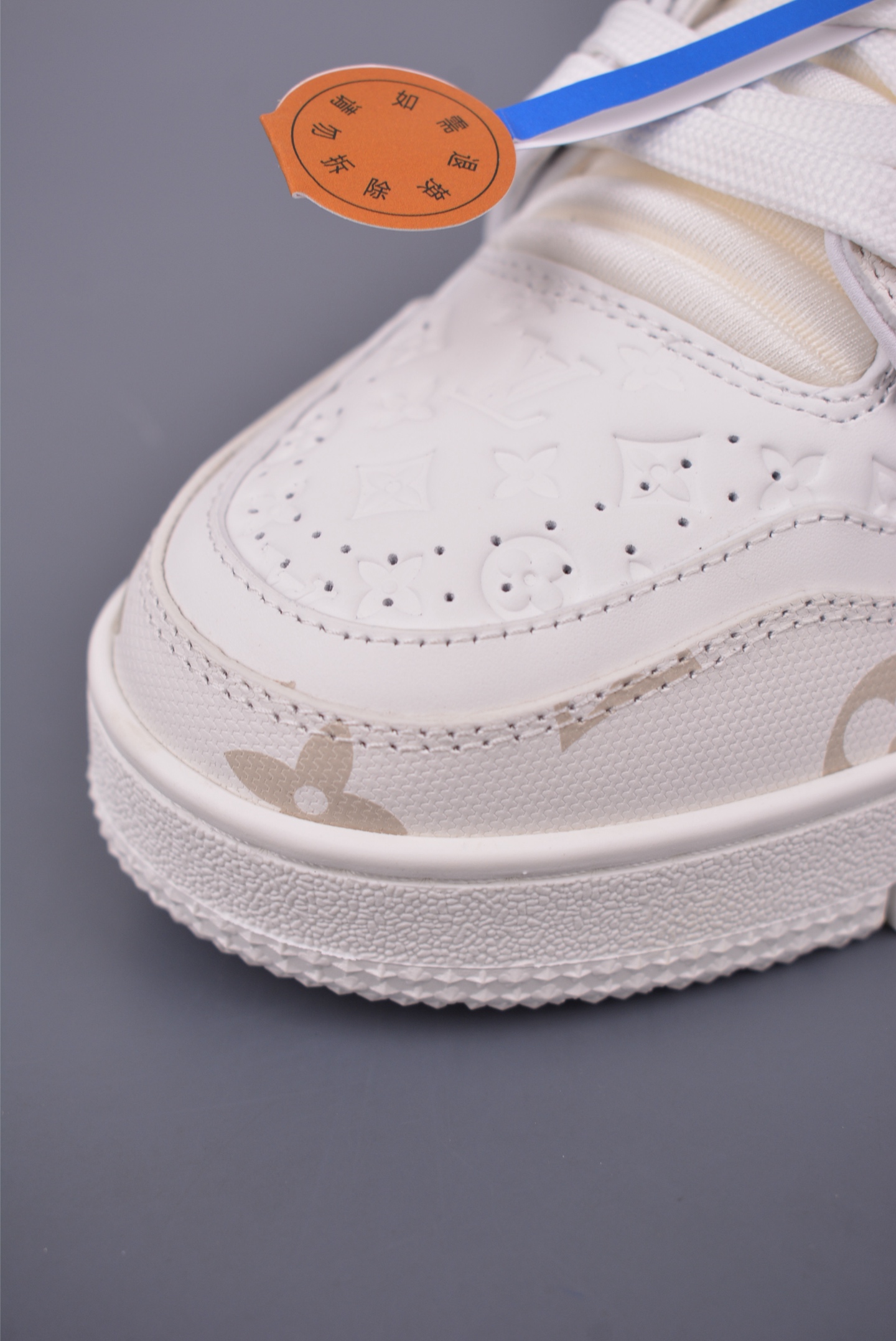 Louis Vuitton Trainer Sneaker Low White 3D Print