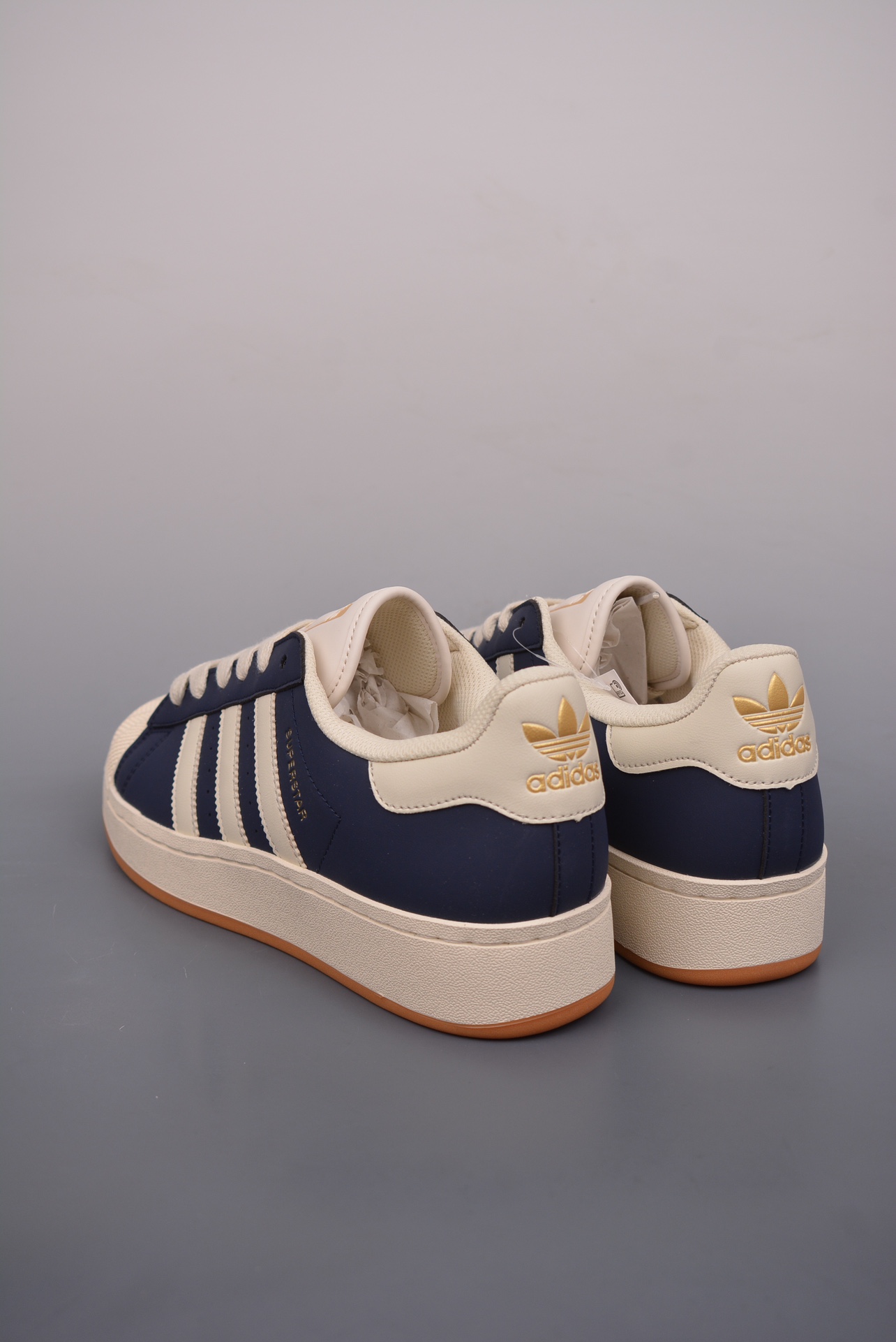 Adidas Originals Superstar XLG Leather Dark Blue Off-White ID5699