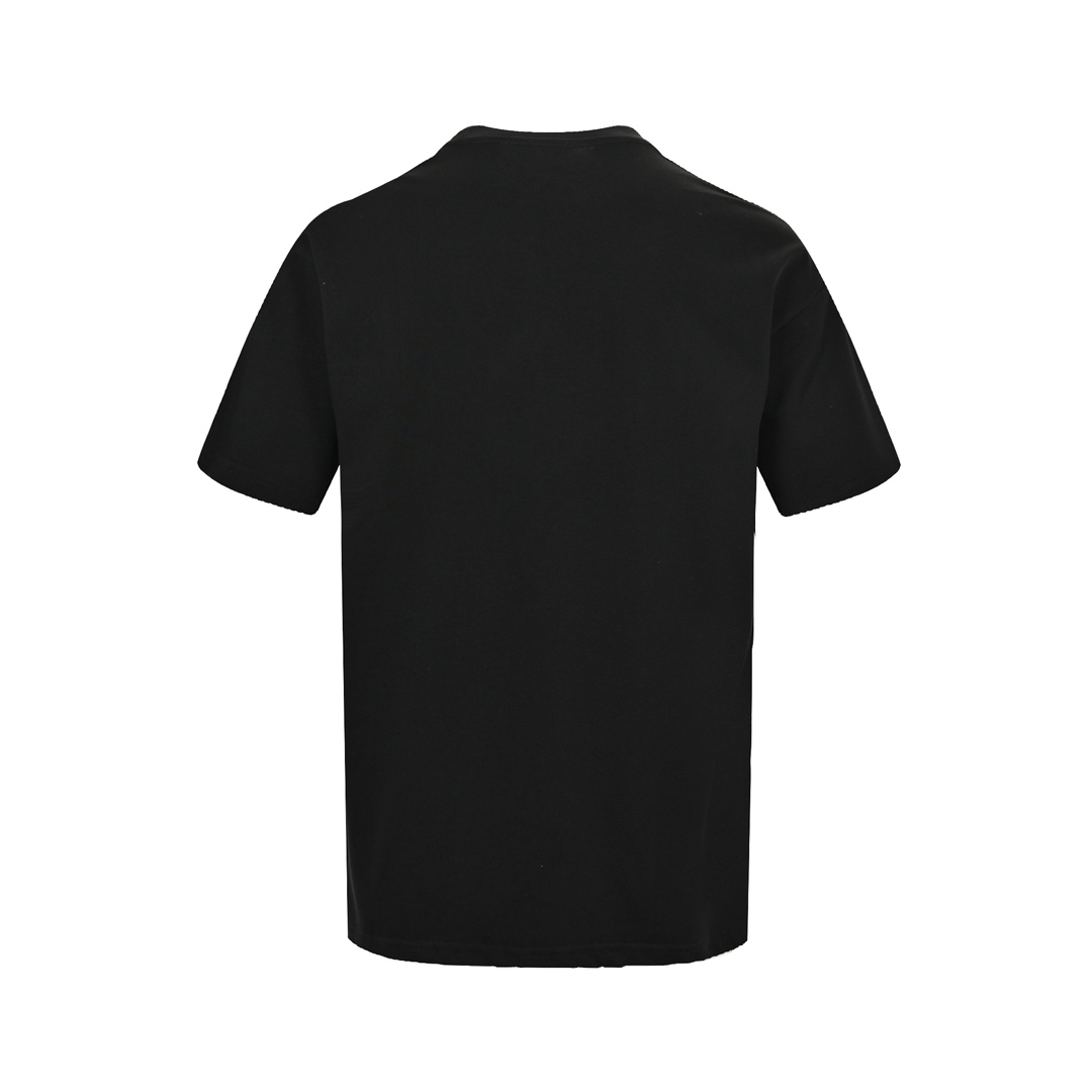 Prada 24ss triangle logo print short sleeves