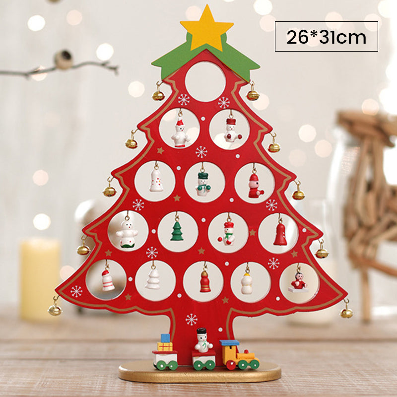 🎄Early Christmas Sale 50% OFF - 【Tiktok Hot Sale】DIY Wooden Mini Christmas Tree Set-BUY 2 FREE SHIPPING