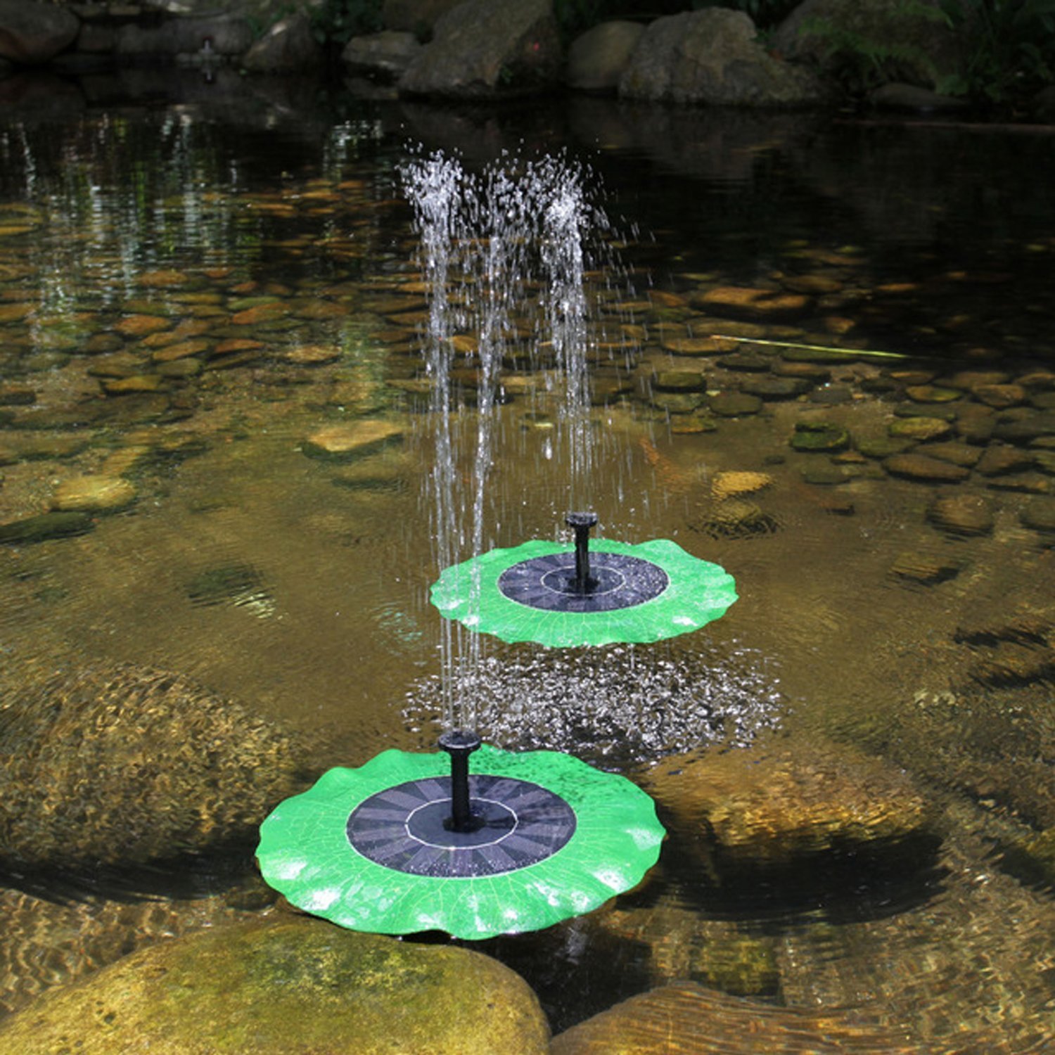Lotus leaf solar fountain (🎁2024 new model hot sale🎁Last day of sale)