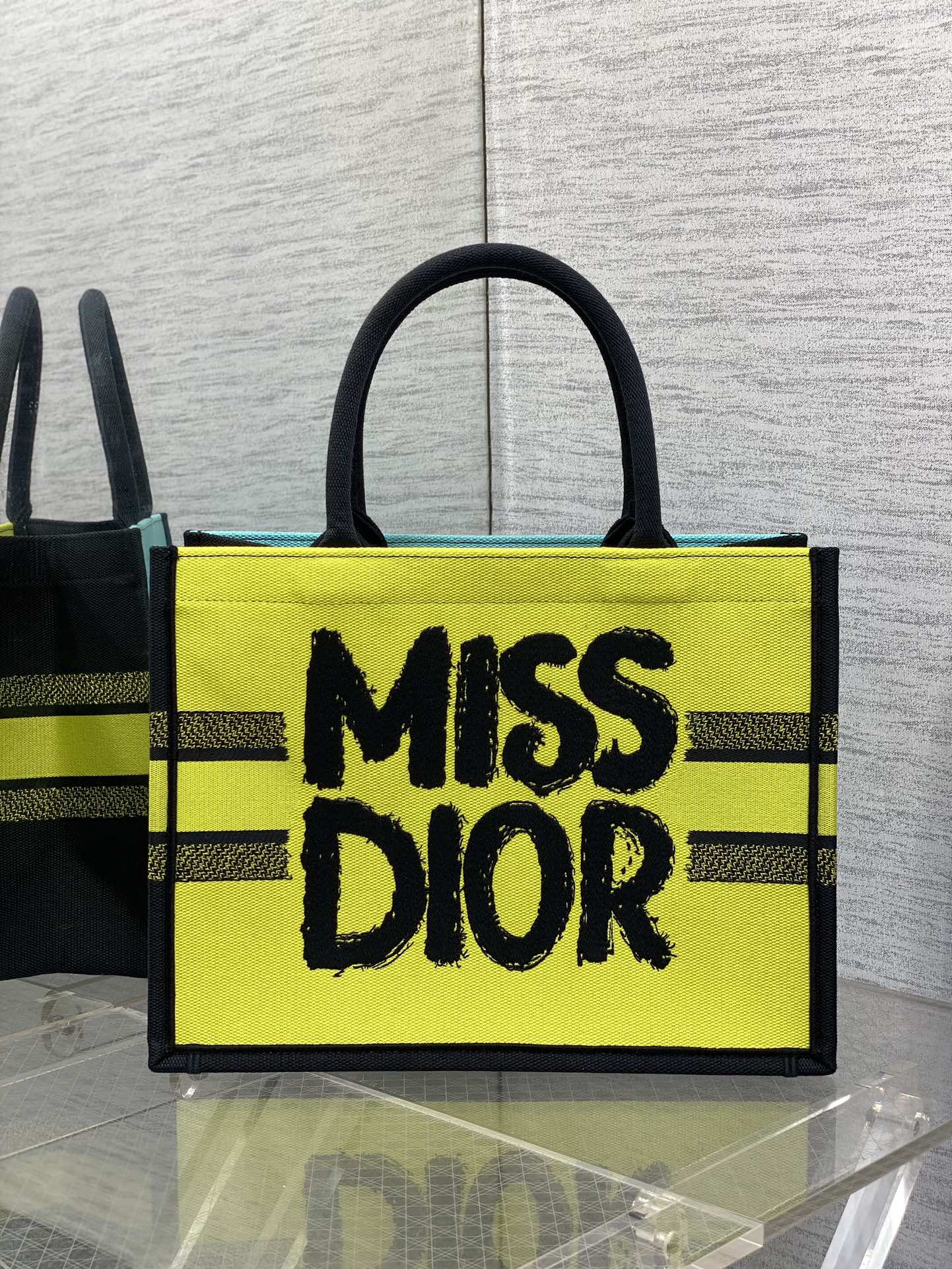 Dior Miss Embroidered Tote Shopping Bag
