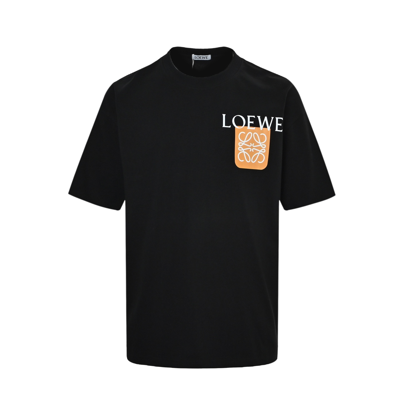 Loewe 25ss fluorescent yellow card short sleeve