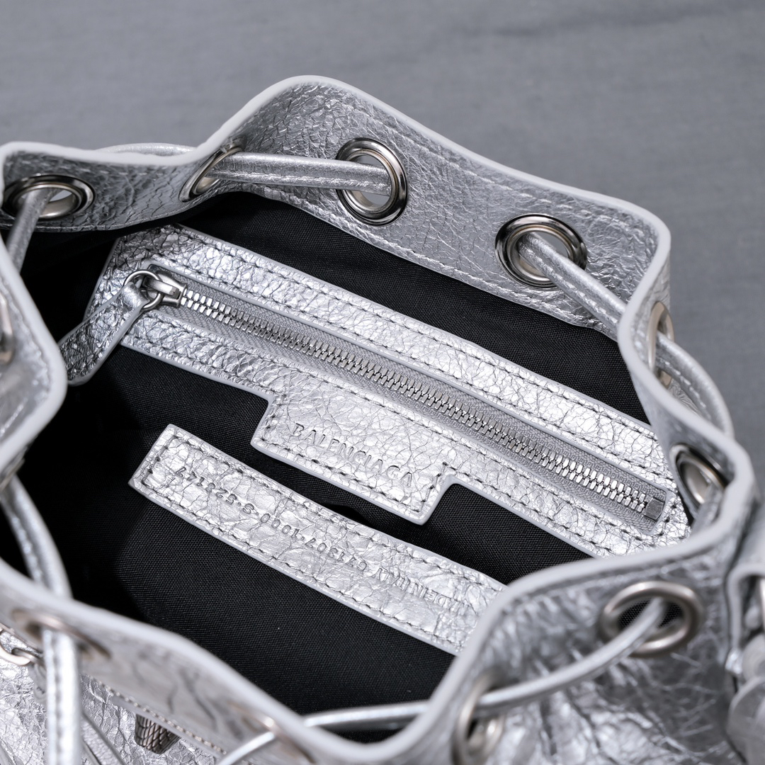 Balenciaga Lecagole Bucket Motorcycle Bag