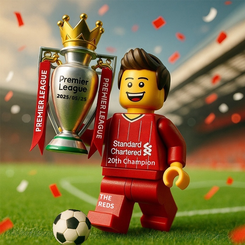The Reds 2024–25 Premier League Champions Figures