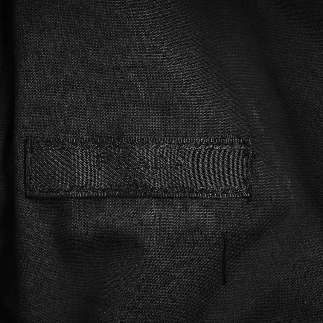 Prada Bermuda Nylon Side Pocket Cargo Shorts