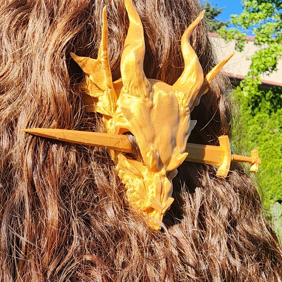 👍2024 New Arrival- 50% OFF💥Dragon Hair Piece with Sword