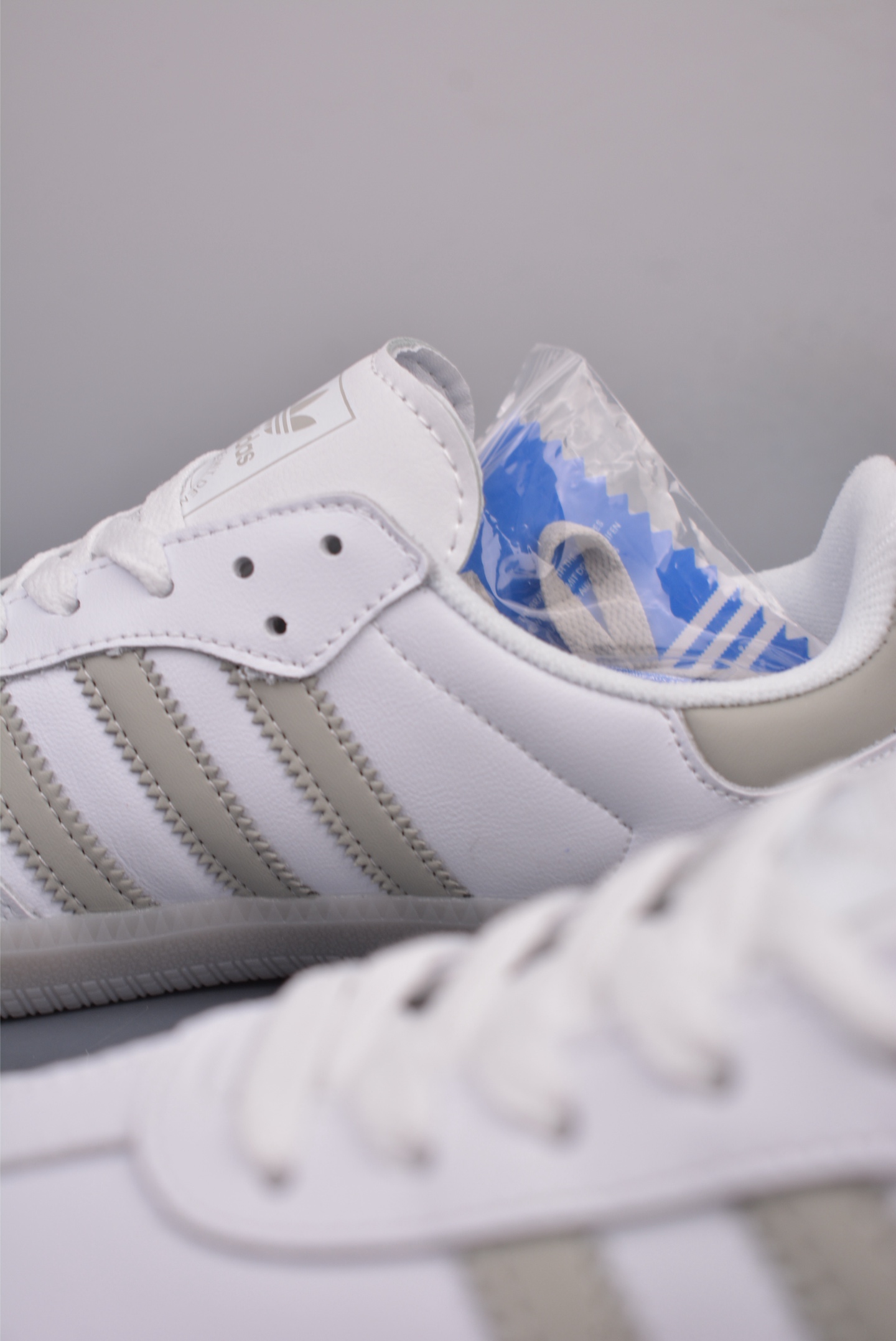 Adidas Originals Samba OG Leather White Grey JI3206