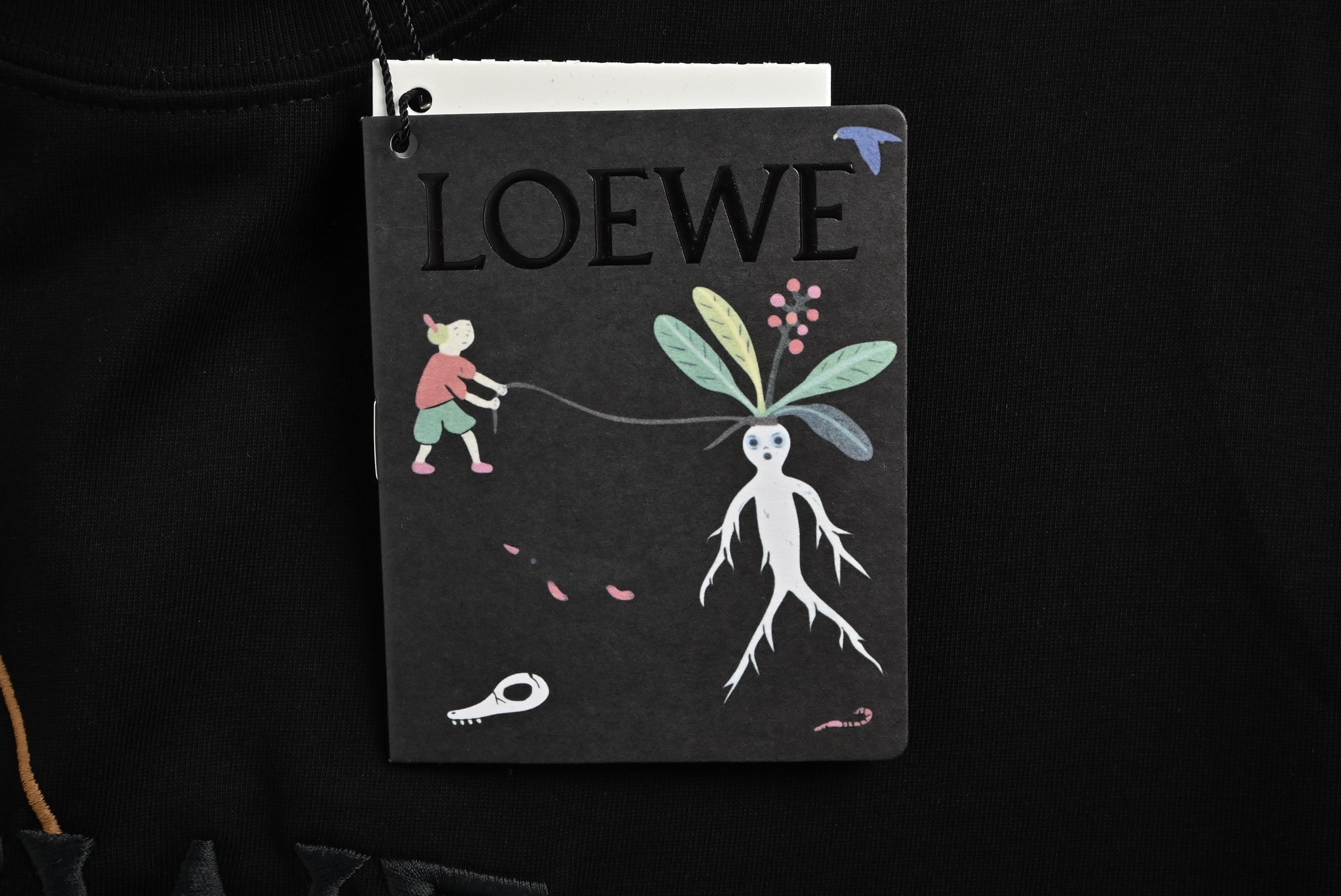 Loewe & Suna Fujita Joint Edition Ginseng Embroidered Short Sleeve
