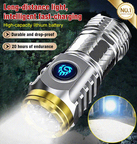 🔥Last Day 50% OFF🔥🔦German Three-eyed Monster Mini Flash Super Power Flashlight🎁BUY 3 GET 2 FREE & Free Shipping