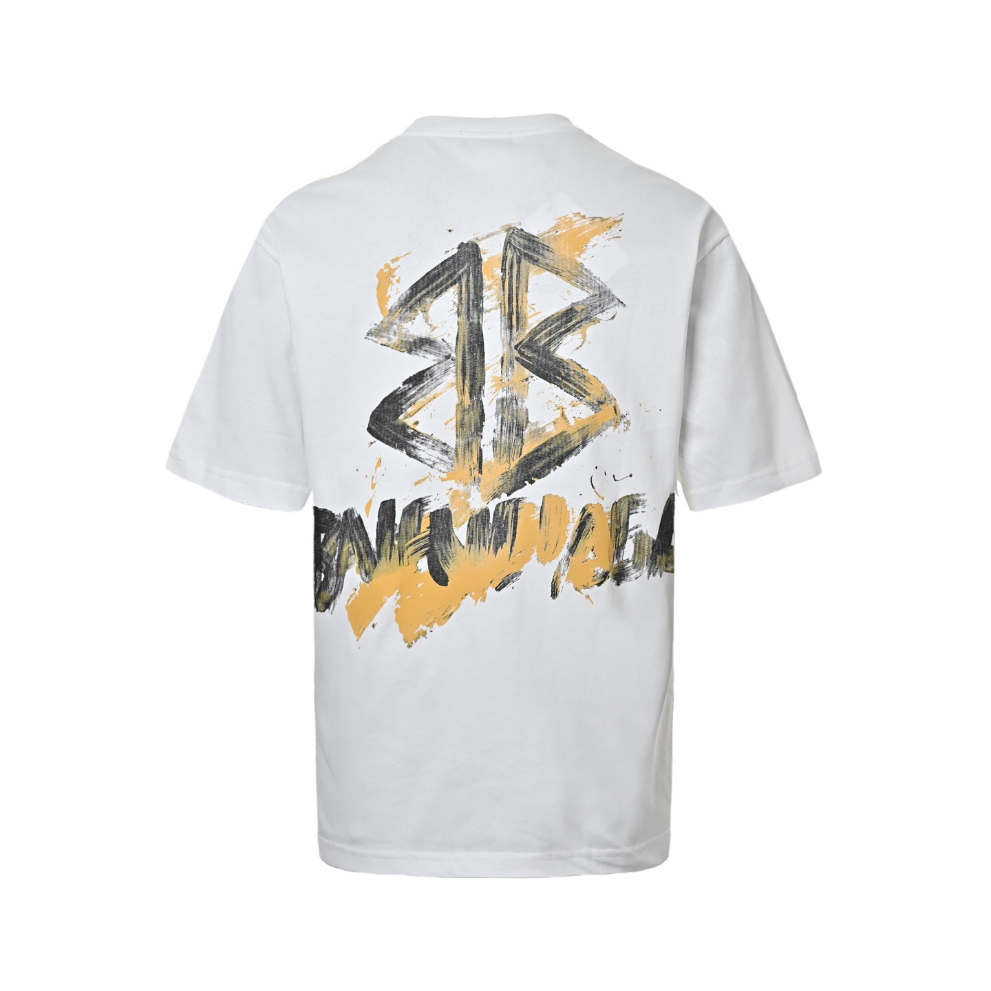Balenciaga Hand-painted Double B Print Short Sleeve