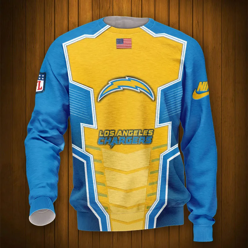 LOS ANGELES CHARGERS 3D HOODIE TTB4316