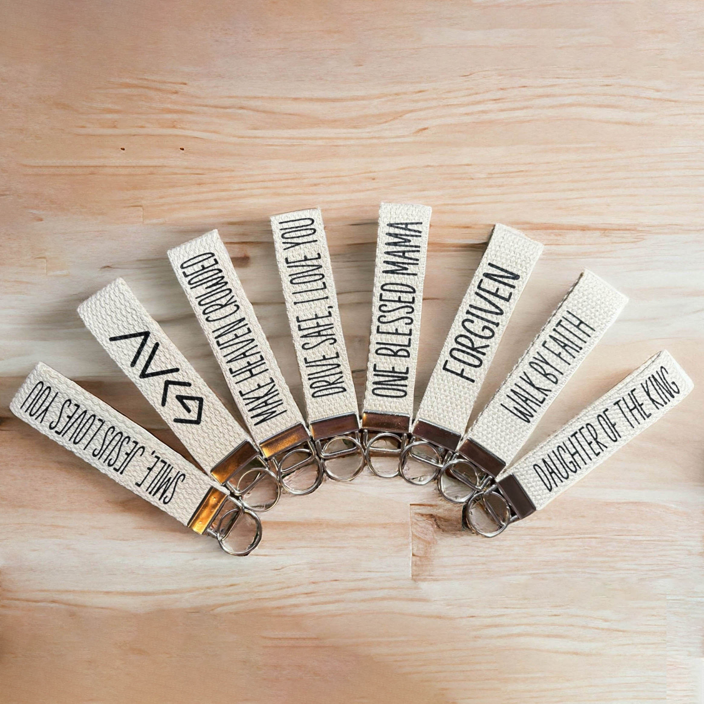 Christian Keychain | Bible Verse Wristlet