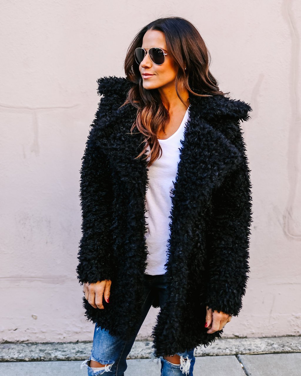 Faux Fur Coat for Women - European and American Style