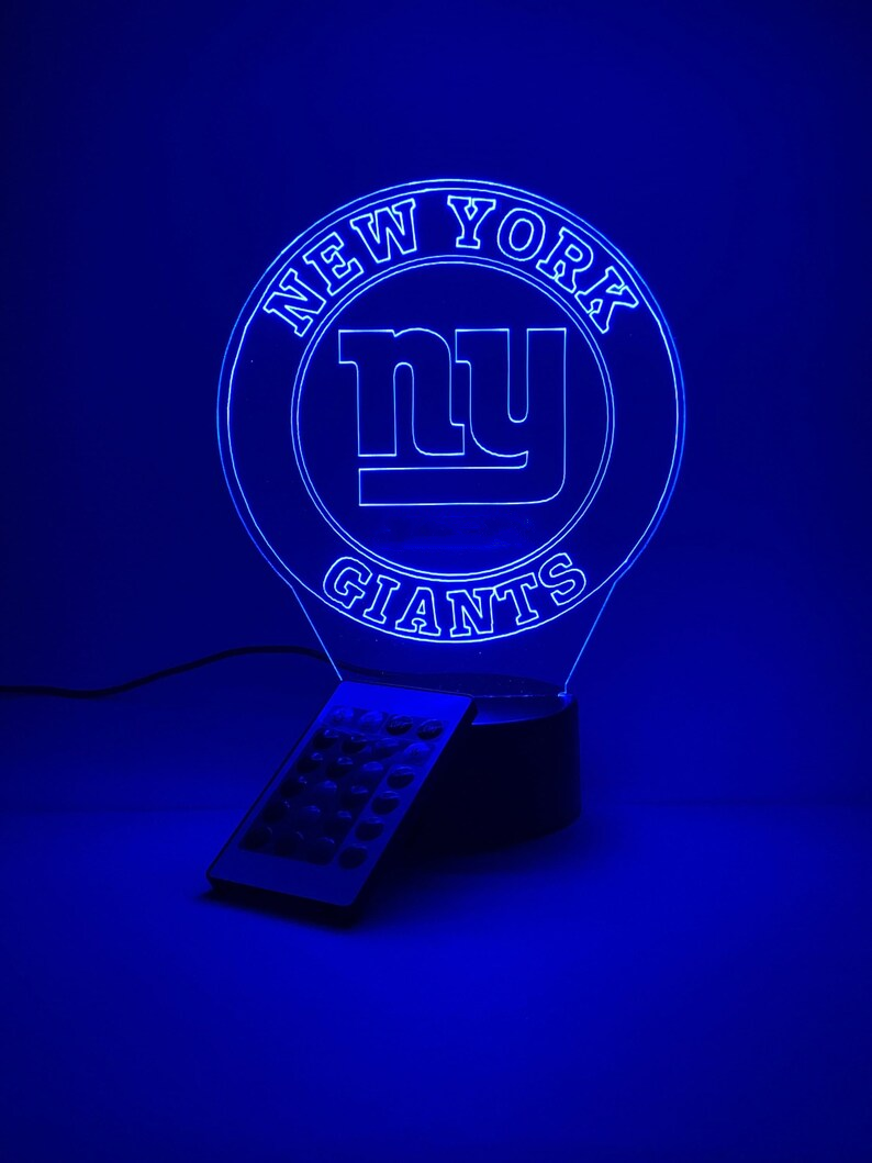 NEW YORK GIANTS 3D LAMP PERSONALIZED