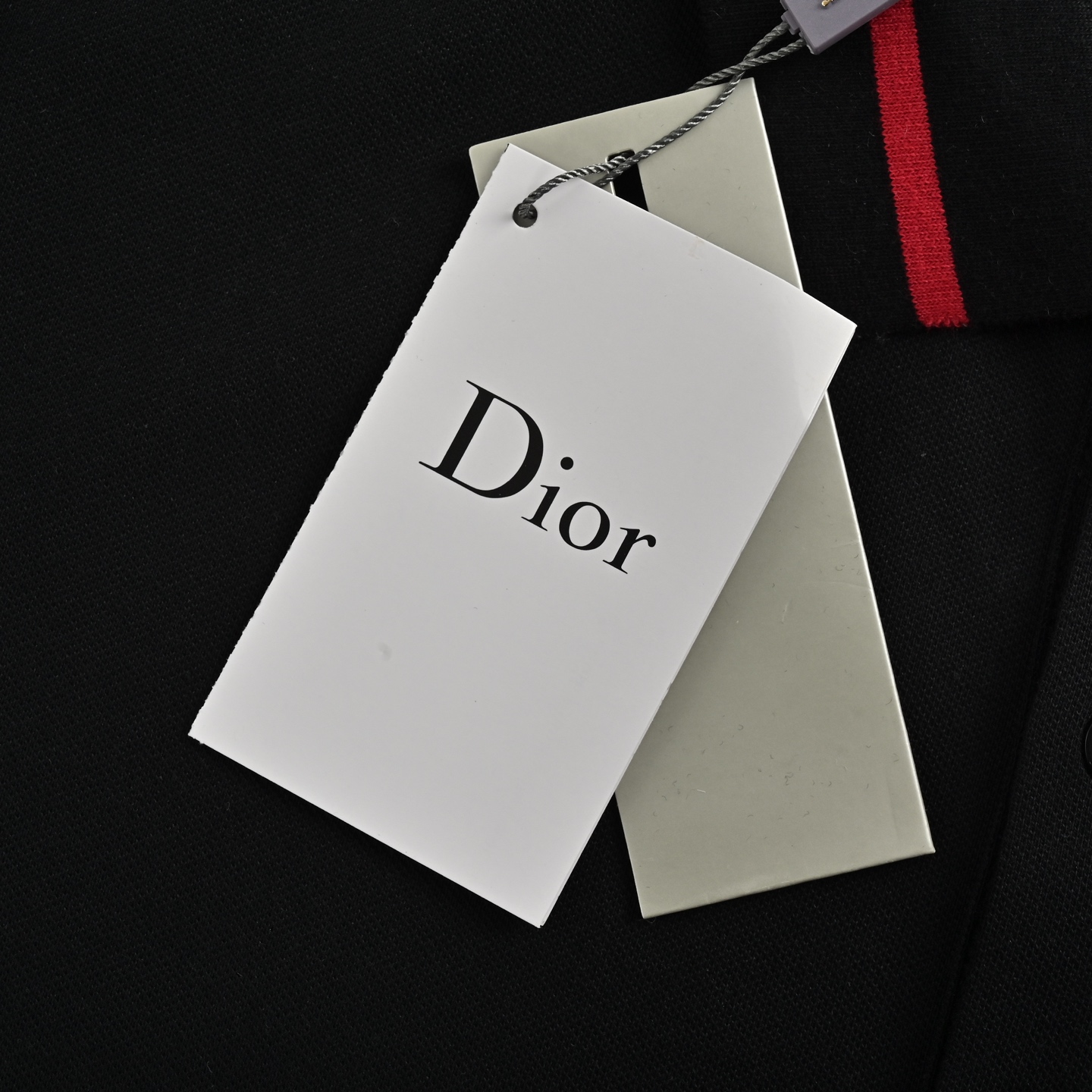 Dior 25ss back collar letter jacquard Polo short sleeve