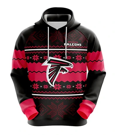 ATLANTA FALCONS 3D HOODIE XMAS01
