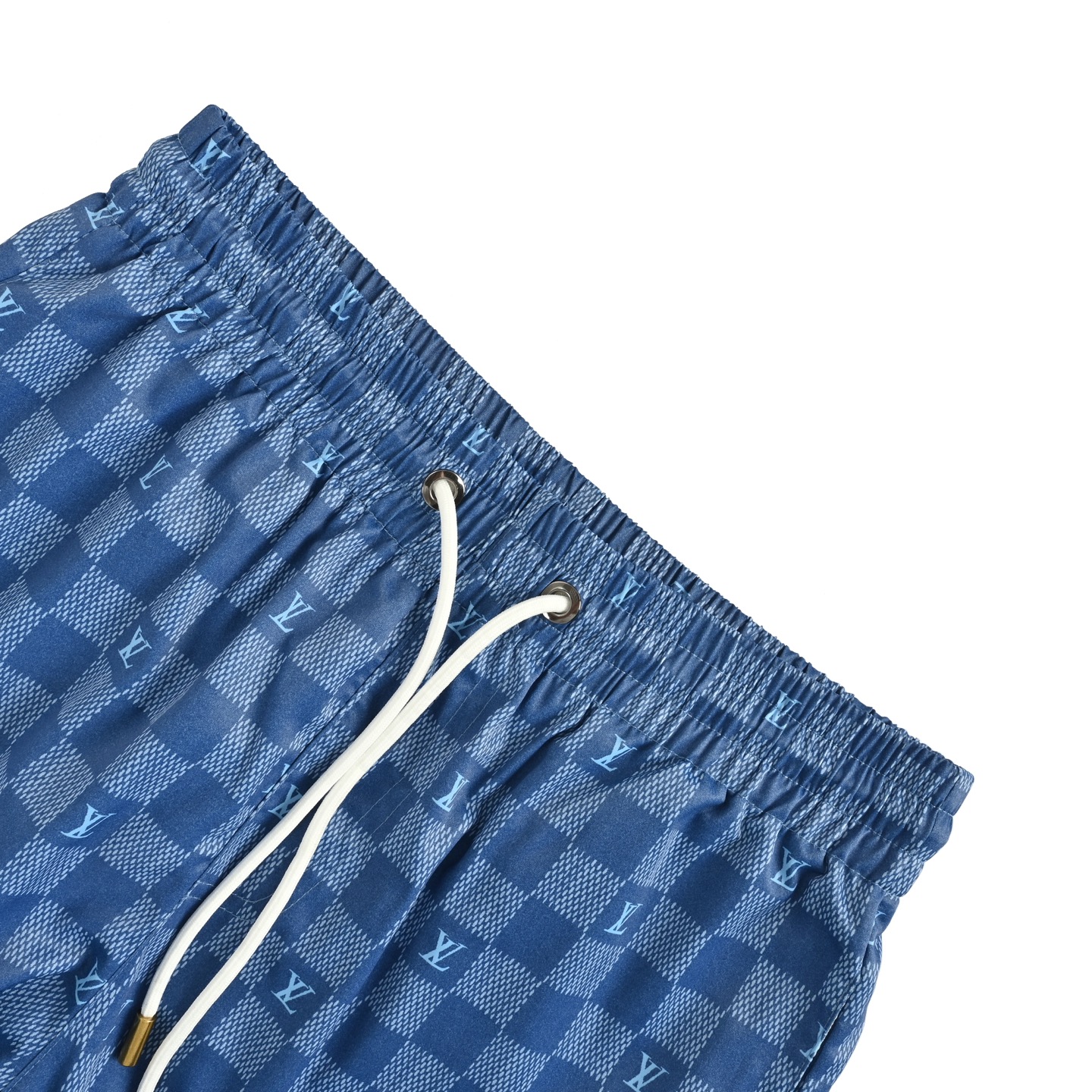 Louis Vuitton 25ss Checkerboard Print Monogram Beach Shorts