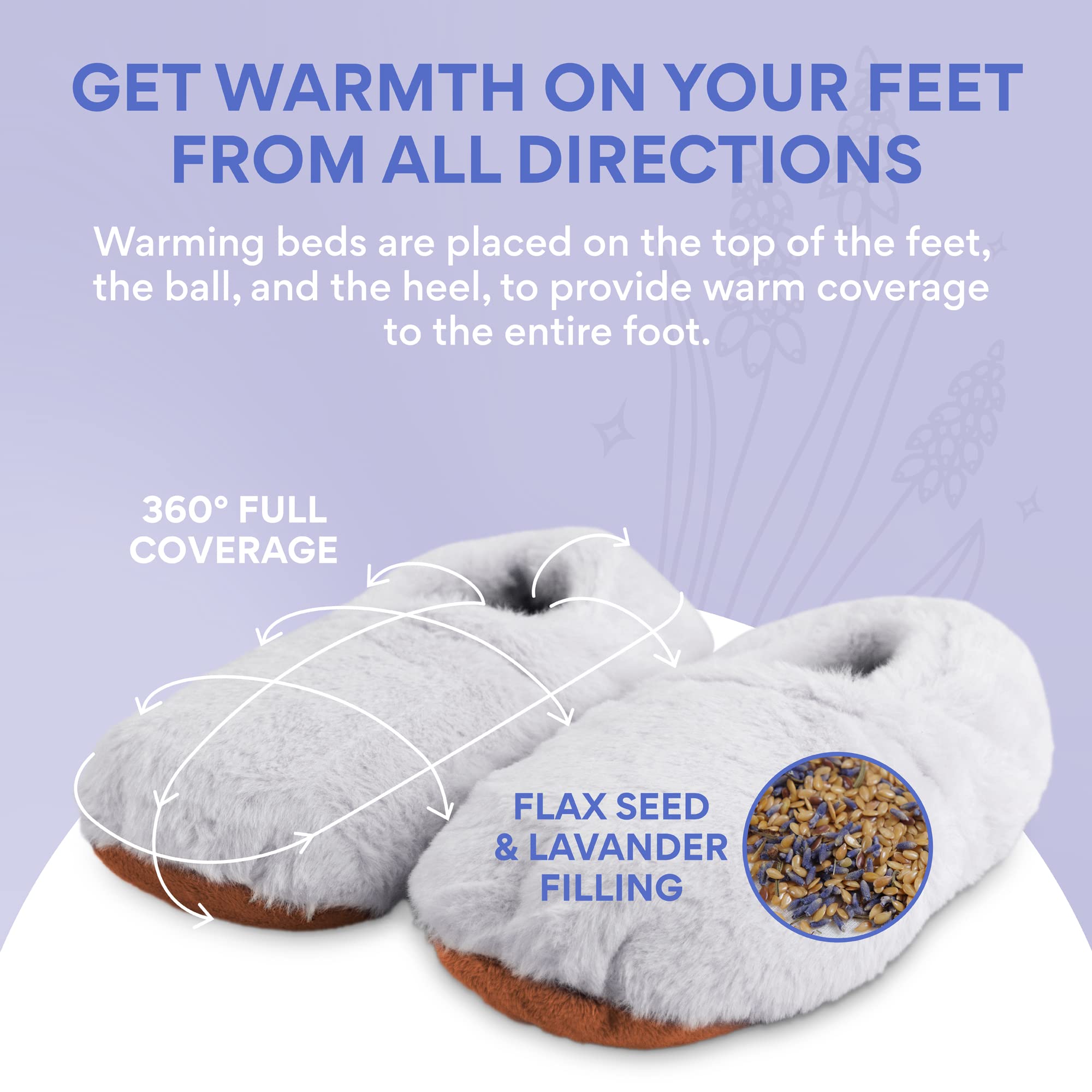 Microwavable Slippers for Women and Men