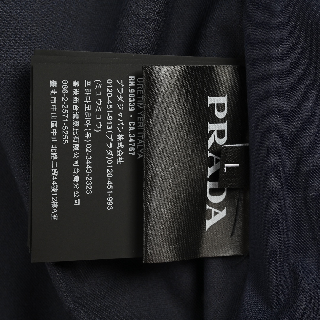 Prada 24Fw mid-length stand-up collar jacket