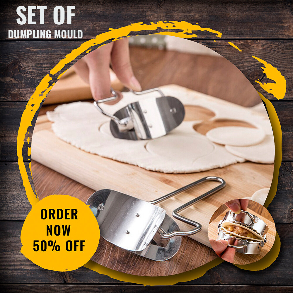 (💥49% OFF--Last Day Sale)--Set Of Dumpling Mould(Dumpling mould+Flour ring cutter)--BUY 2 SETS GET 5% OFF