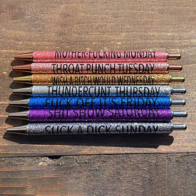 7pcs Funny Pens